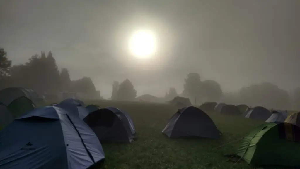 Camping na Nature Community durante o Encontro Europeu da Rede Global de Ecovilas